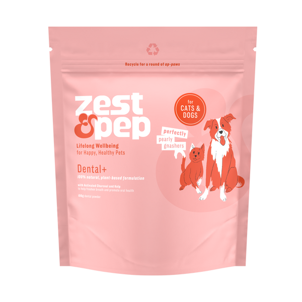 Dental+ Powder For Cats & Dogs - Zest & Pep