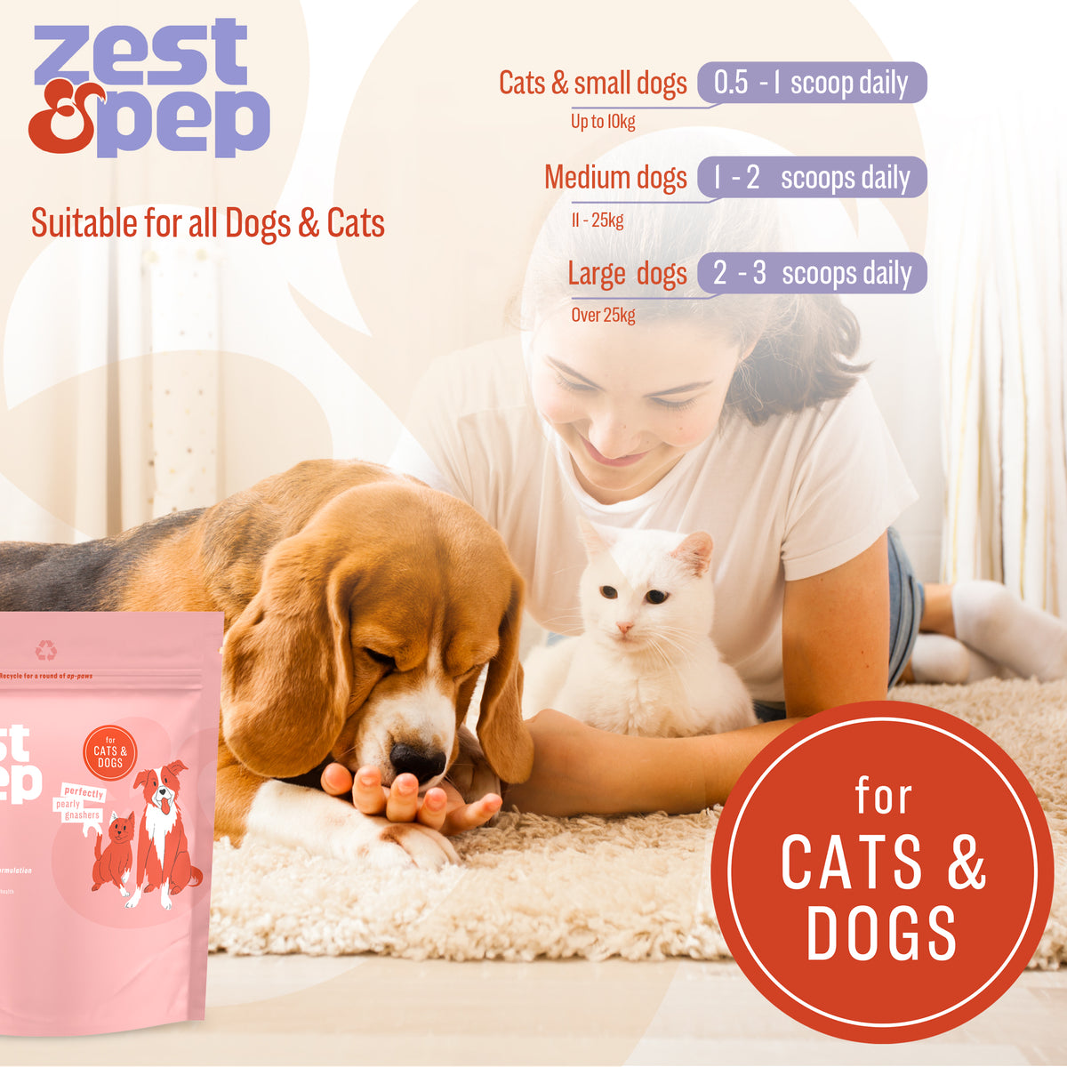 Dental+ Powder For Cats &amp; Dogs